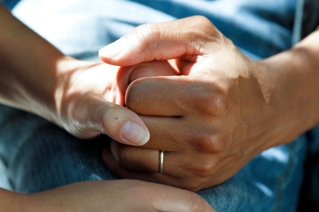 Healthcare professional offering compassionate support